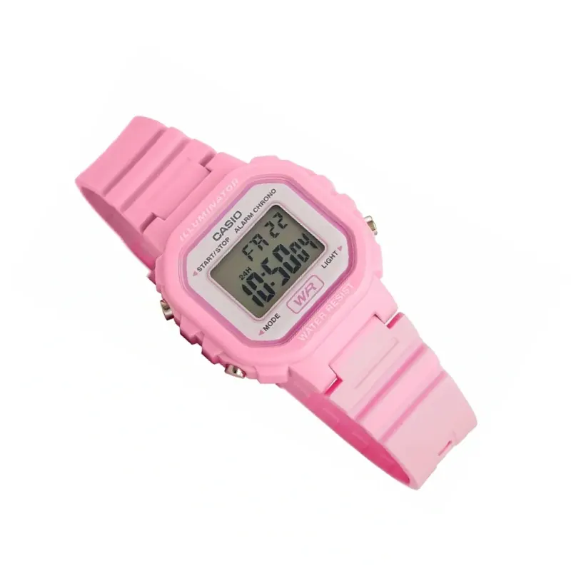 Casio POP Youth Digital Dial Pink Combination Ladies Watch-  LA-20WH-4A1
